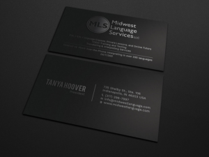 Business Card Design by Tripti Ranjan Gain for Midwest Language Services, LLC | Design: #17732994
