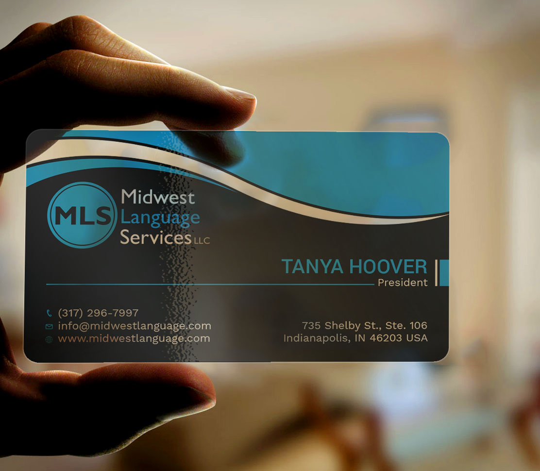 Business Card Design by Tripti Ranjan Gain for Midwest Language Services, LLC | Design #17735785