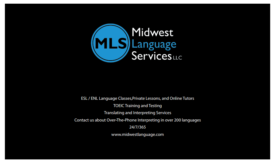 Business Card Design by aaronmarvinson for Midwest Language Services, LLC | Design #17770060