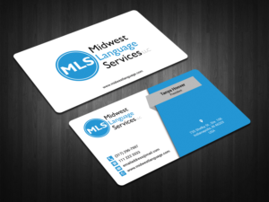 Diseño de Tarjeta de Presentación por zahidrabby.bigc para Midwest Language Services, LLC | Diseño #17769710