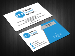 Visitenkarten-Design von zahidrabby.bigc für Midwest Language Services, LLC | Design: #17769723