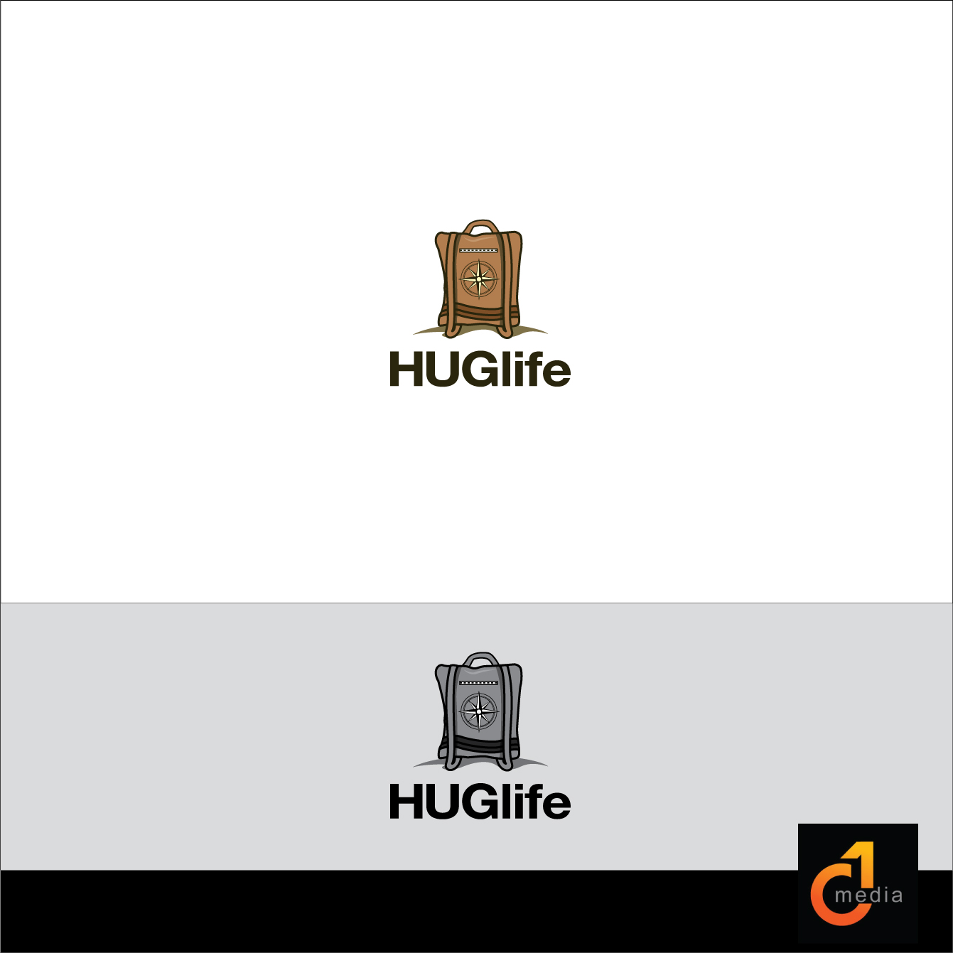Logo-Design von C1 Media für HUGlife | Design #17744523