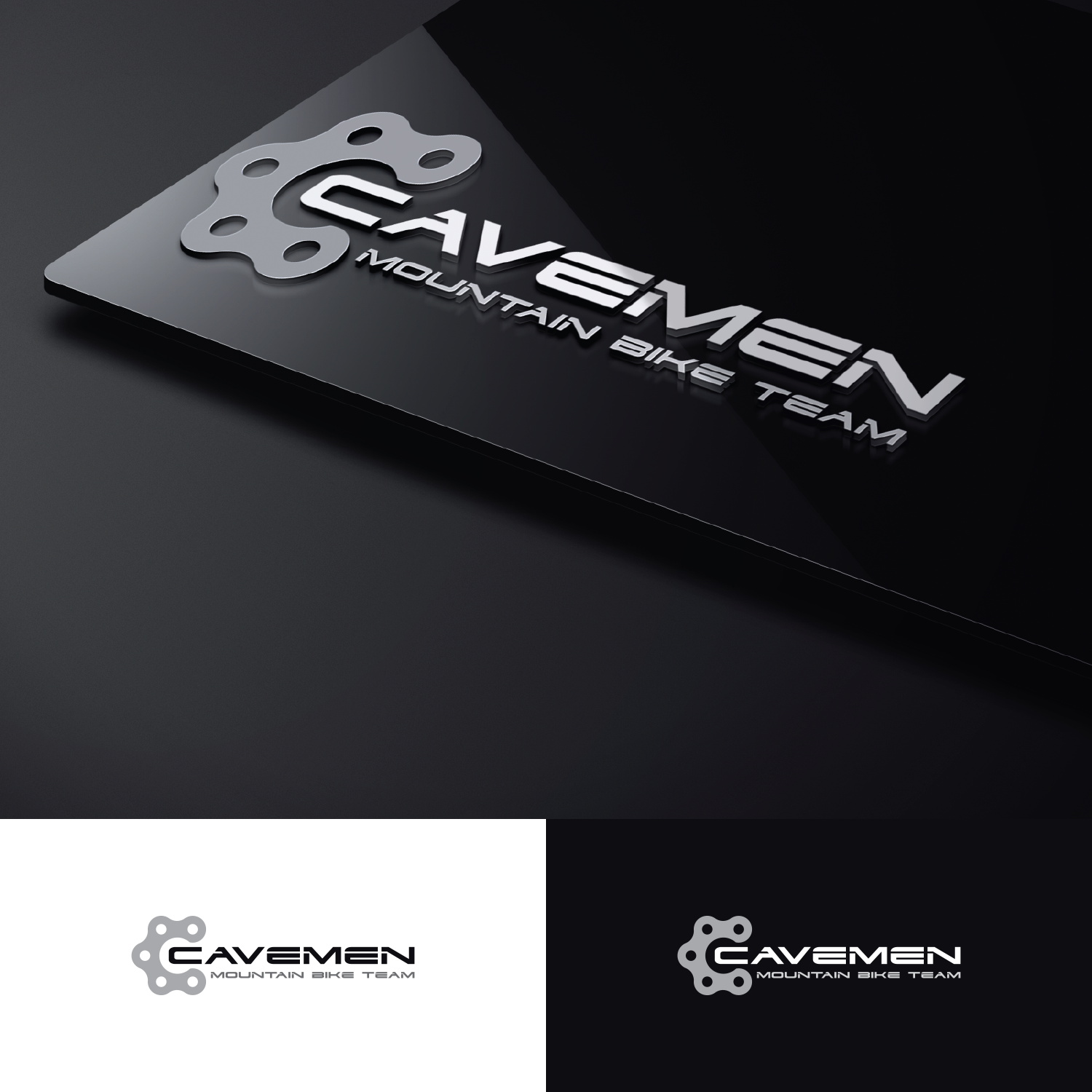 Diseño de Logo por BRAT Studio para CavemenMTB | Diseño: #17741002