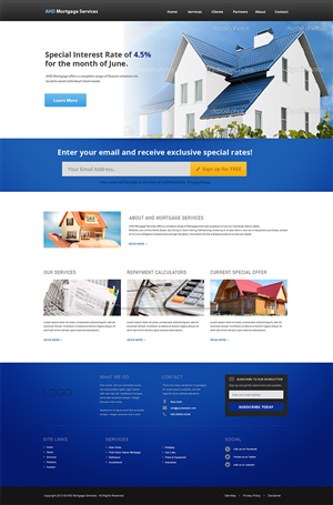 Web-Design von Emmanuel für AHD Mortgage Services | Design: #2772039
