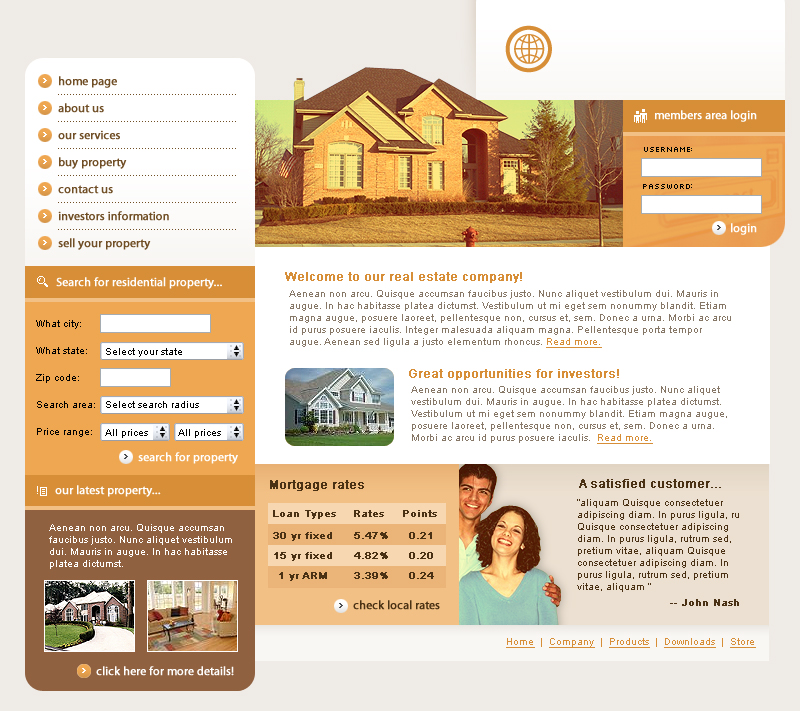 Web Design by IG Technology for AHD Mortgage Services | Design #2763922