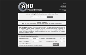 Web Design by alexa.schmutz for AHD Mortgage Services | Design #2777066