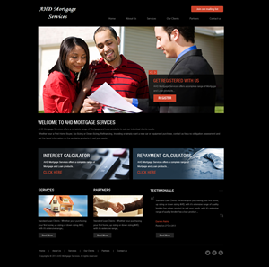 Web-Design von pb für AHD Mortgage Services | Design: #2775540