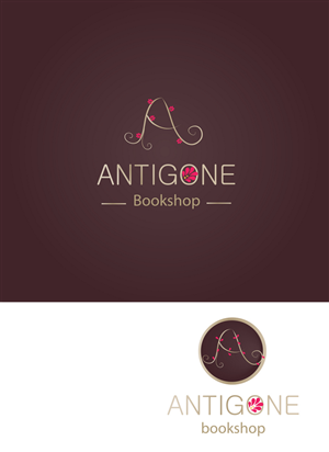 Logo Design by Nalanr cvn for Antigone Bookshop  | Design: #658878