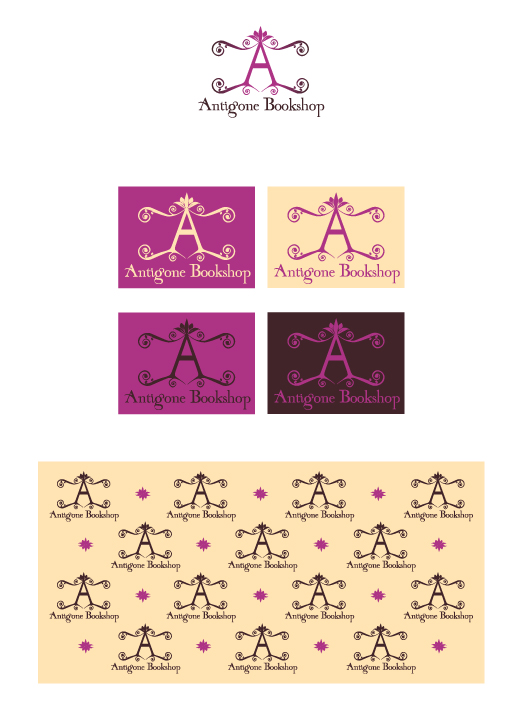 Logo Design by Diogo Landô for Antigone Bookshop  | Design #680523