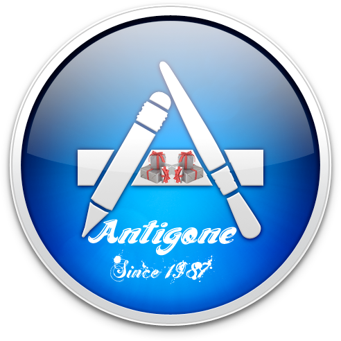 Logo Design by AbnmSoft for Antigone Bookshop  | Design #687811