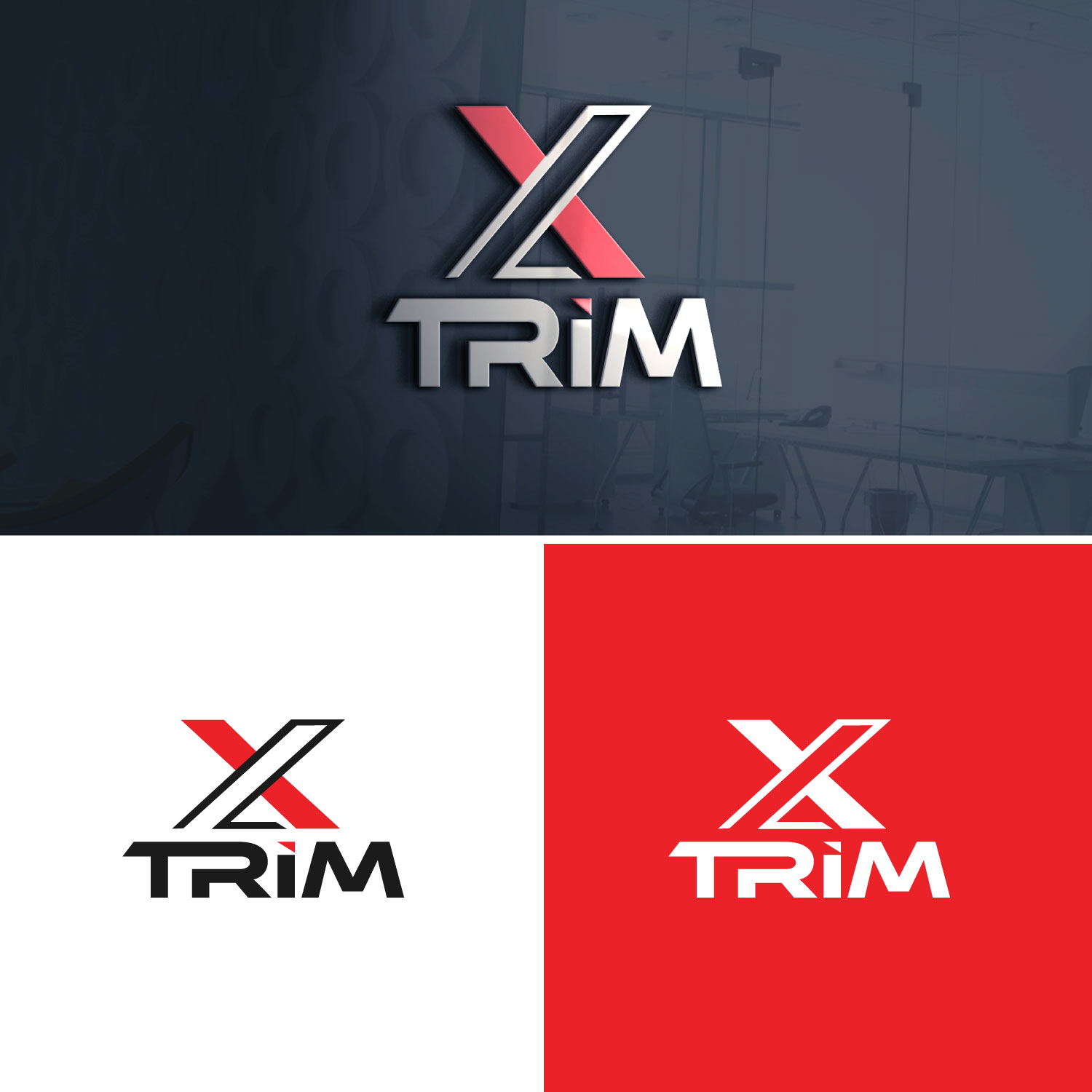 Bold, Modern, Fitness Equipment Logo Design for X-Trim by sankar999