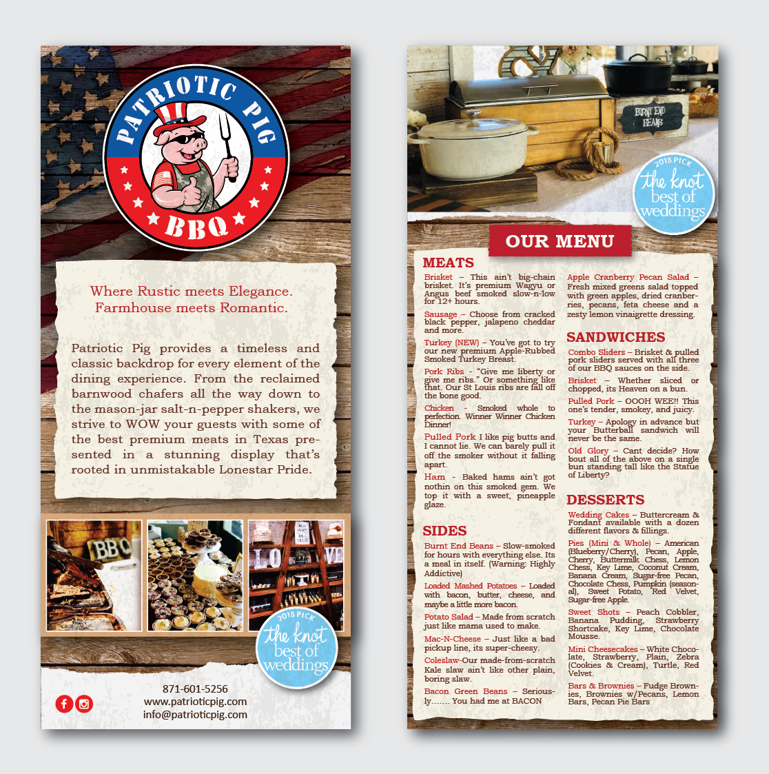 Diseño de Flyer por alex989 para Patriotic Pig | Diseño #17740175