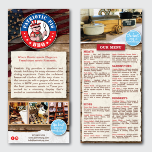 Flyer Design by alex989 for Patriotic Pig | Design: #17740175