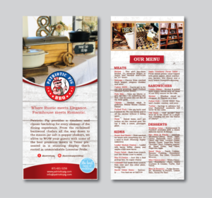 Flyer Design by alex989 for Patriotic Pig | Design: #17744409