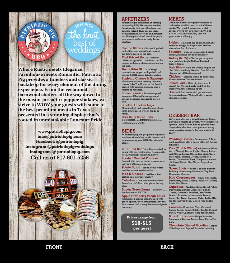 Flyer Design by NILDesigns for Patriotic Pig | Design #17747946