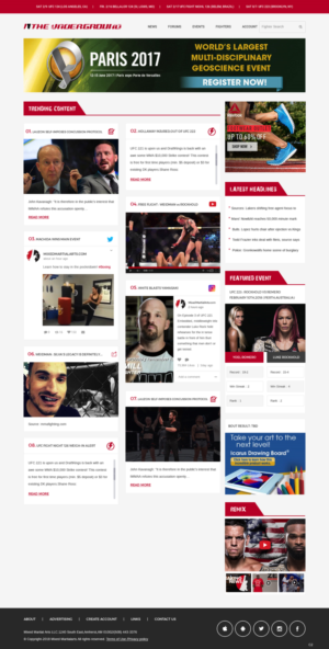 Web Design by pb for Mixedmartialarts LLC | Design: #17748988