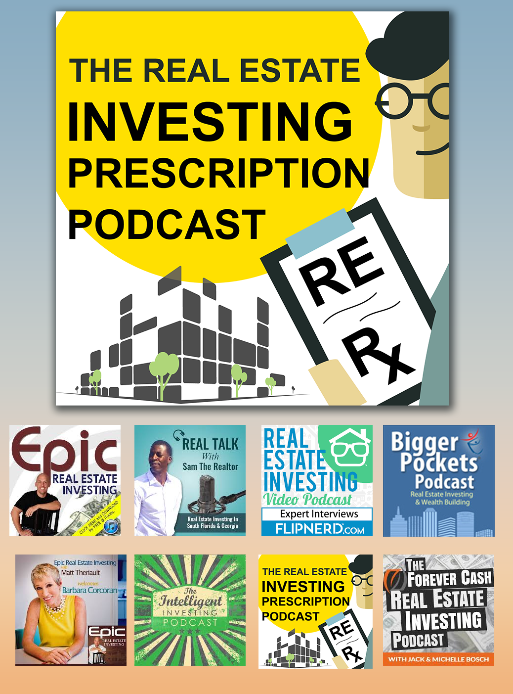 Design de Podcast par Kristina Andonoff pour The Real Estate Investing Prescription Podcast | Design #17848949