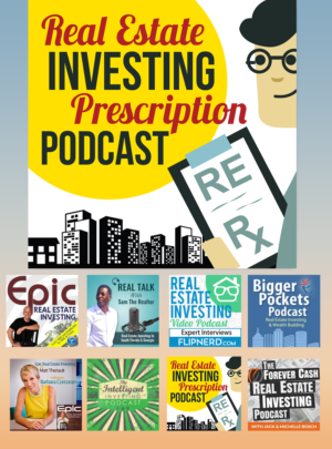 Podcast-Design von Kristina Andonoff für The Real Estate Investing Prescription Podcast | Design: #17851239
