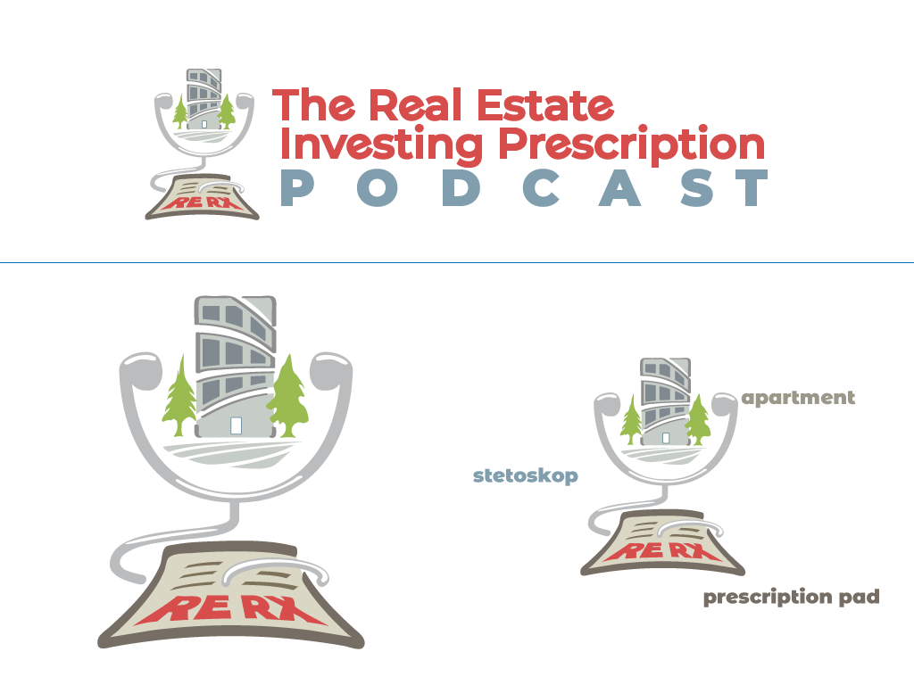 Podcast-Design von garena 2 für The Real Estate Investing Prescription Podcast | Design #17822643