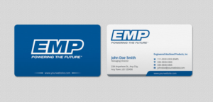 Business Card Design by INDIAN_Ashok for Engineered Machined Products, Inc | Design: #17740621