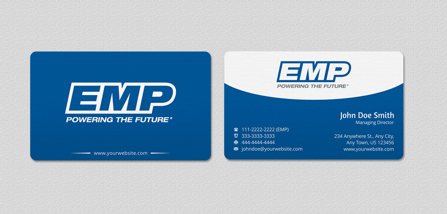 Business Card Design by INDIAN_Ashok for Engineered Machined Products, Inc | Design #17740628