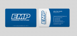 Business Card Design by INDIAN_Ashok for Engineered Machined Products, Inc | Design: #17740630