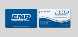 Business Card Design by INDIAN_Ashok for Engineered Machined Products, Inc | Design: #17740633