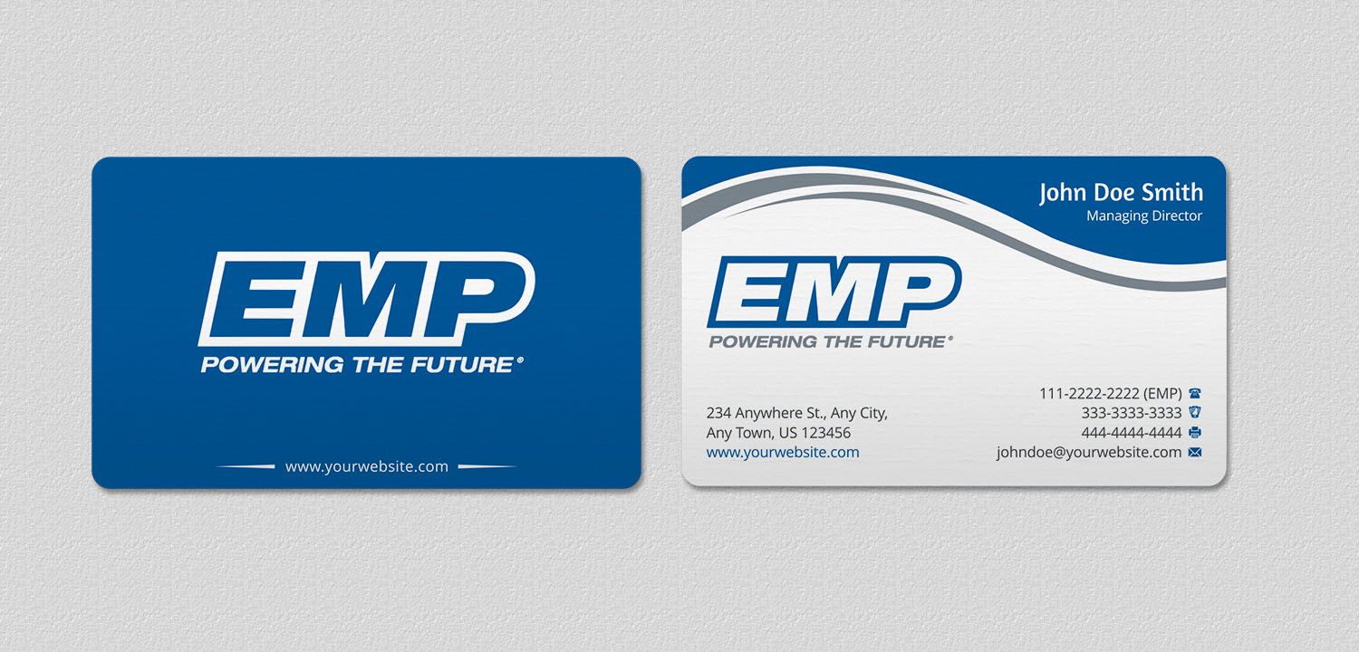 Business Card Design by INDIAN_Ashok for Engineered Machined Products, Inc | Design #17740634