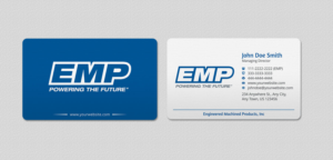 Business Card Design by INDIAN_Ashok for Engineered Machined Products, Inc | Design: #17740640