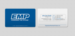 Business Card Design by INDIAN_Ashok for Engineered Machined Products, Inc | Design: #17740641