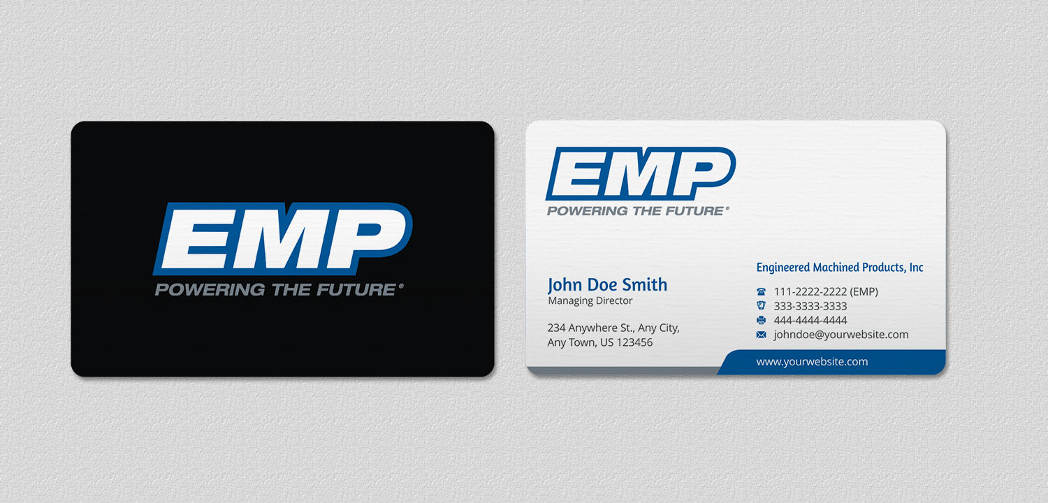Design de Carte de Visite par INDIAN_Ashok pour Engineered Machined Products, Inc | Design #17740645