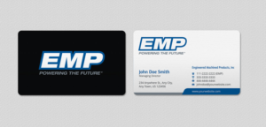 Business Card Design by INDIAN_Ashok for Engineered Machined Products, Inc | Design: #17740645