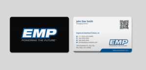 Business Card Design by INDIAN_Ashok for Engineered Machined Products, Inc | Design: #17740646
