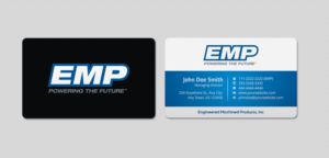 Business Card Design by INDIAN_Ashok for Engineered Machined Products, Inc | Design: #17740648