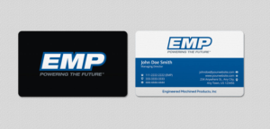 Business Card Design by INDIAN_Ashok for Engineered Machined Products, Inc | Design: #17740649
