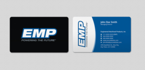 Business Card Design by INDIAN_Ashok for Engineered Machined Products, Inc | Design: #17740651