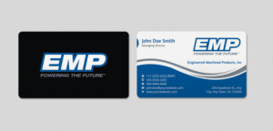 Business Card Design by INDIAN_Ashok for Engineered Machined Products, Inc | Design: #17740654