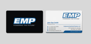 Business Card Design by INDIAN_Ashok for Engineered Machined Products, Inc | Design: #17740656