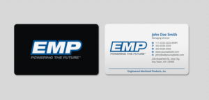 Business Card Design by INDIAN_Ashok for Engineered Machined Products, Inc | Design: #17740659