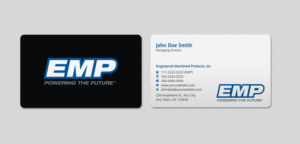 Business Card Design by INDIAN_Ashok for Engineered Machined Products, Inc | Design: #17740662