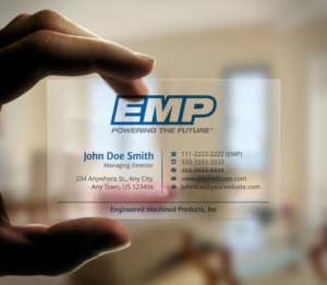 Business Card Design by INDIAN_Ashok for Engineered Machined Products, Inc | Design: #17740680