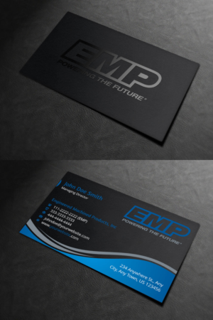 Business Card Design by INDIAN_Ashok for Engineered Machined Products, Inc | Design: #17740685