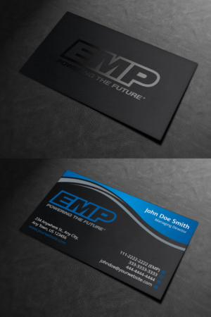 Business Card Design by INDIAN_Ashok for Engineered Machined Products, Inc | Design: #17740687