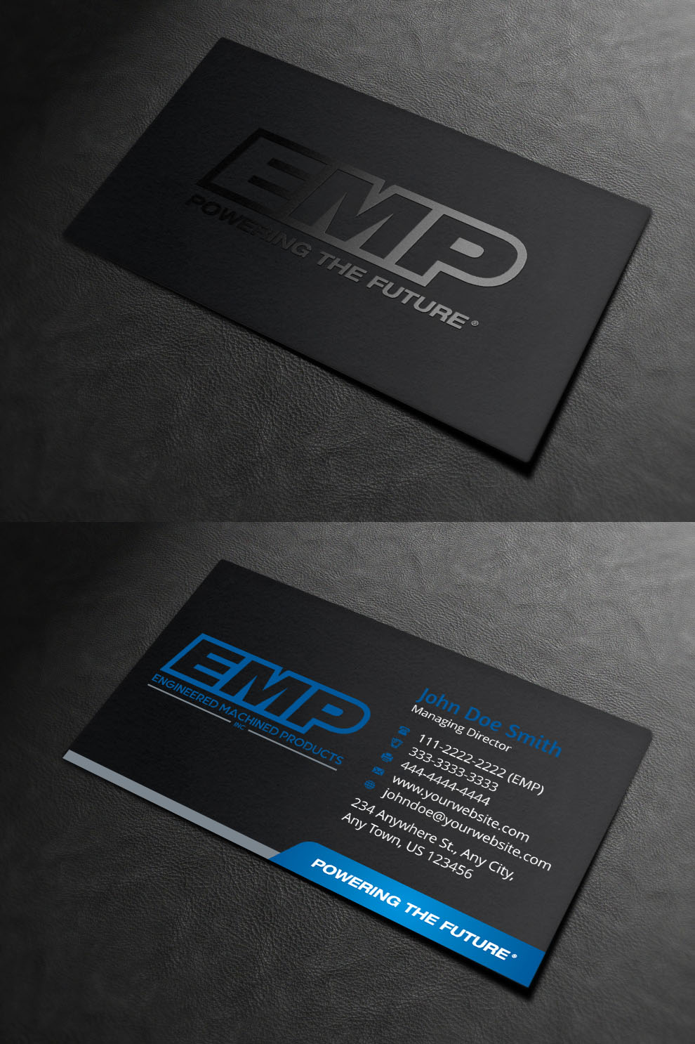 Business Card Design by INDIAN_Ashok for Engineered Machined Products, Inc | Design #17740688