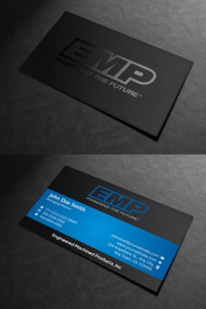 Business Card Design by INDIAN_Ashok for Engineered Machined Products, Inc | Design: #17740689
