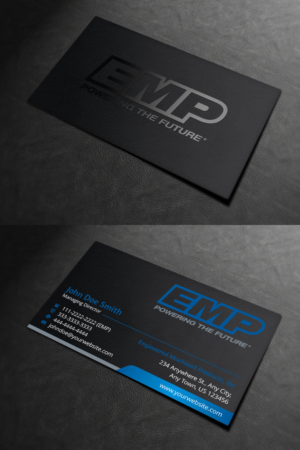 Business Card Design by INDIAN_Ashok for Engineered Machined Products, Inc | Design: #17740690