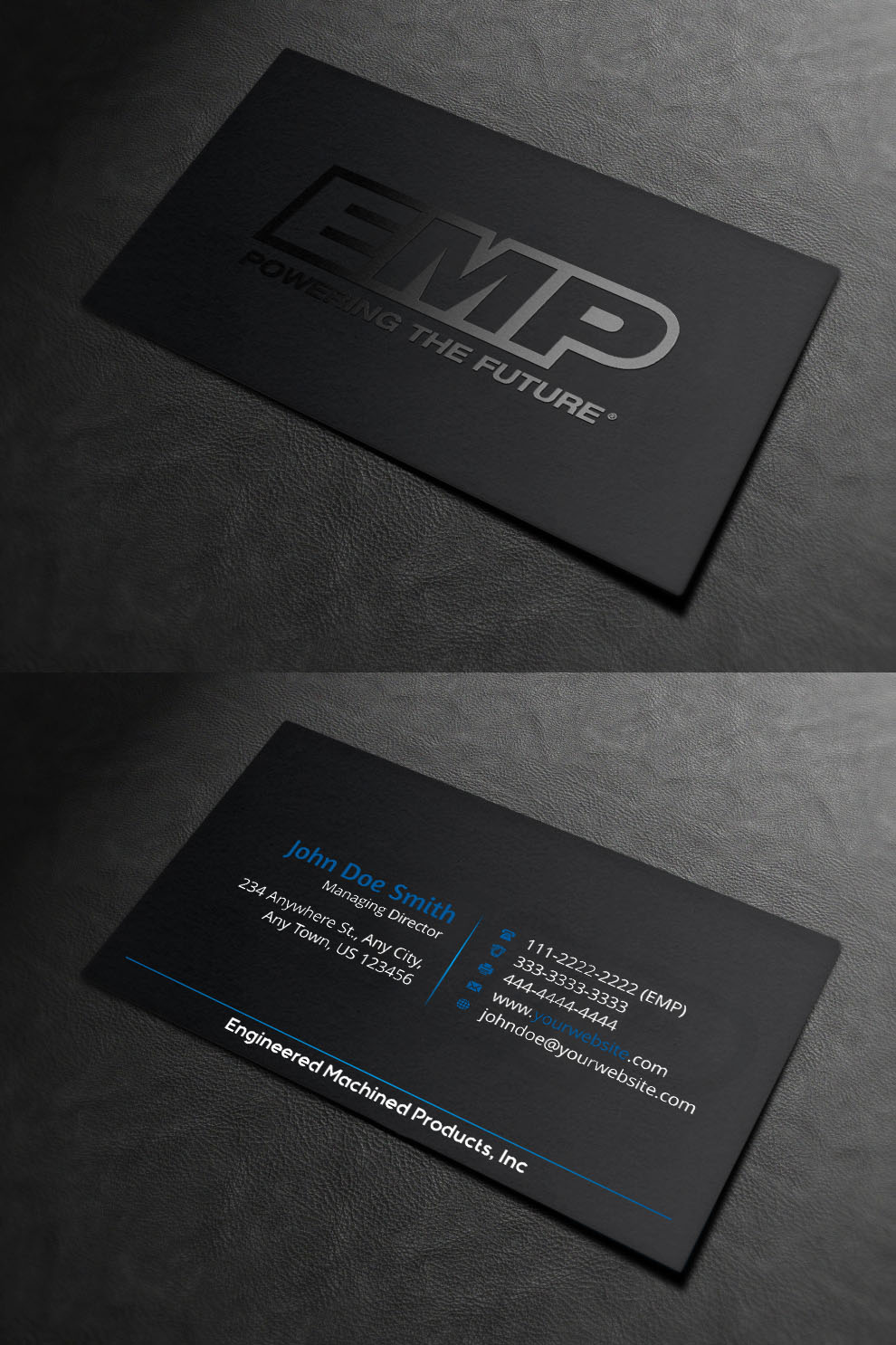 Business Card Design by INDIAN_Ashok for Engineered Machined Products, Inc | Design #17740692