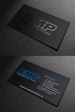 Business Card Design by INDIAN_Ashok for Engineered Machined Products, Inc | Design: #17740694
