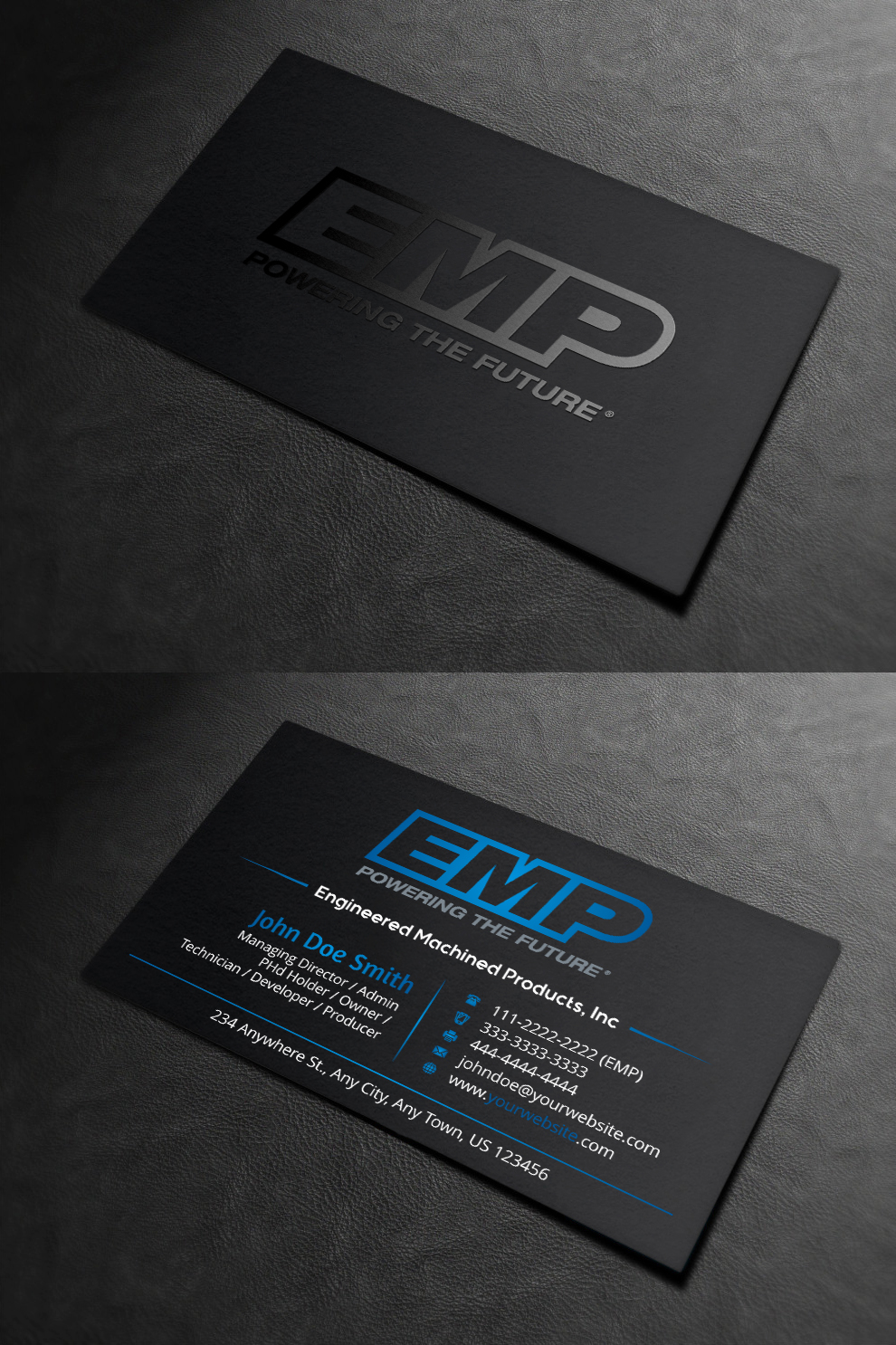 Diseño de Tarjeta de Presentación por INDIAN_Ashok para Engineered Machined Products, Inc | Diseño #17742954