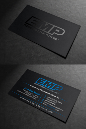 Business Card Design by INDIAN_Ashok for Engineered Machined Products, Inc | Design: #17742954